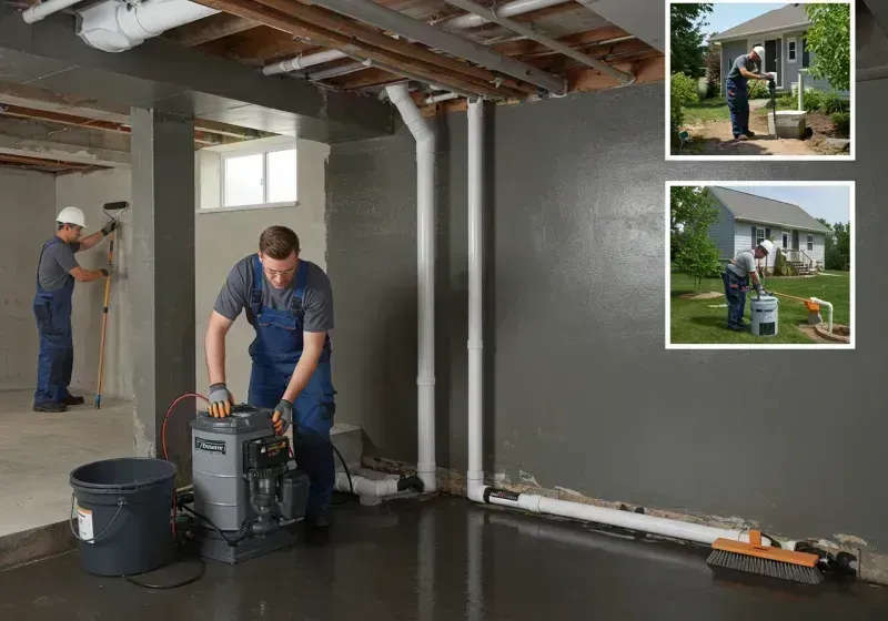 Basement Waterproofing and Flood Prevention process in Walkerton, IN